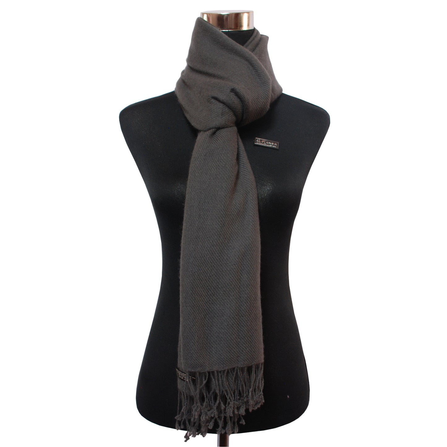 Gray Cashmere shawl