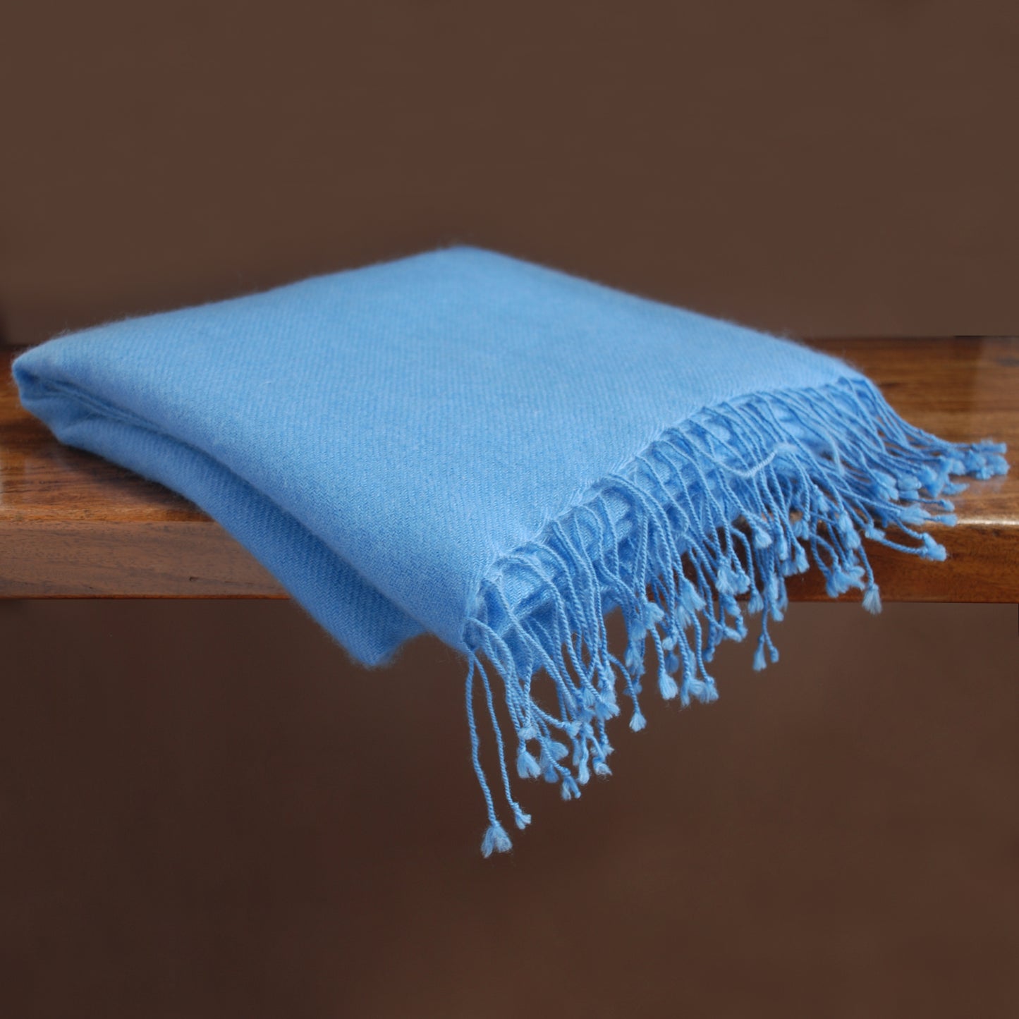Sky Blue Cashmere Stole