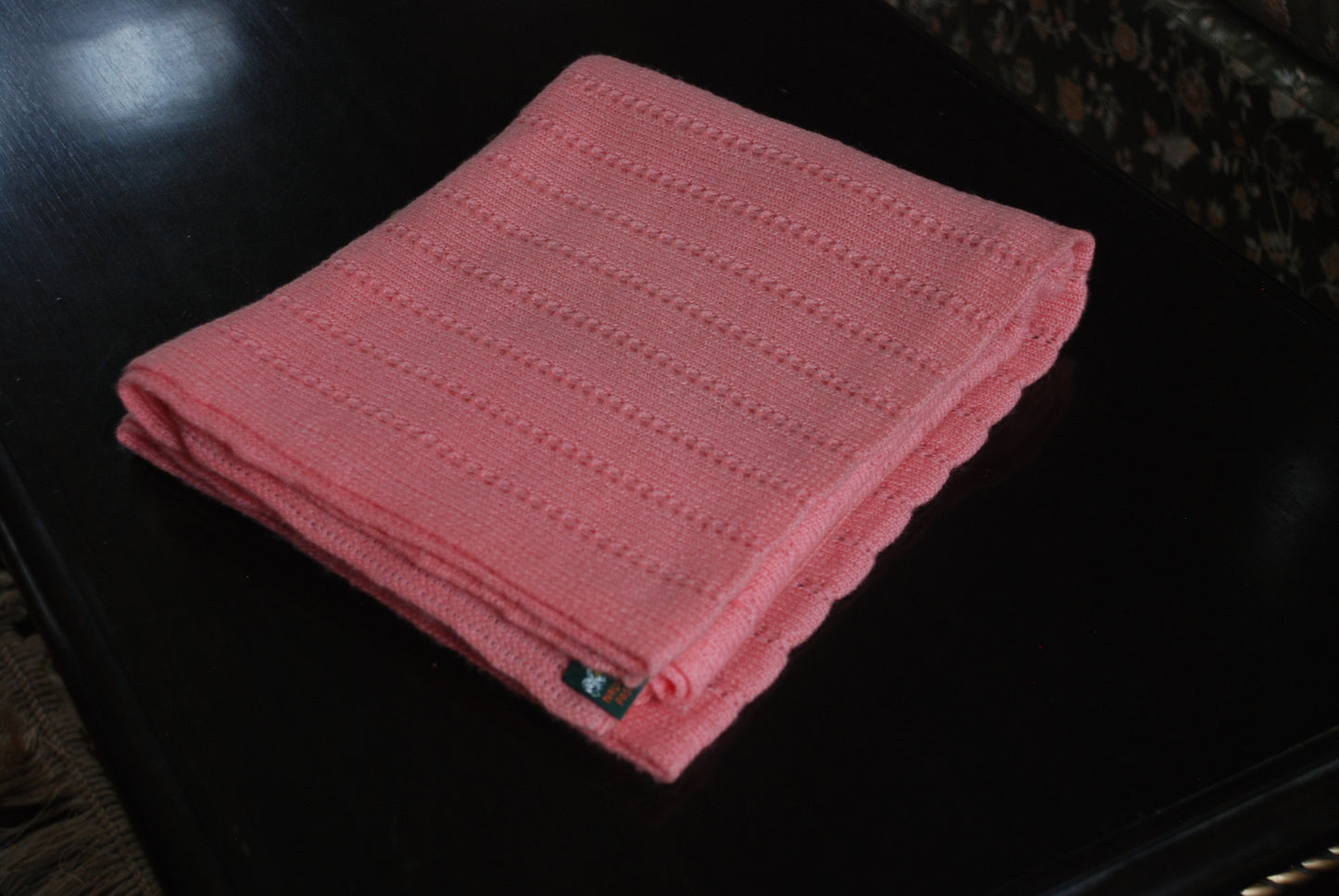 Pink Knitted Pashmina stole