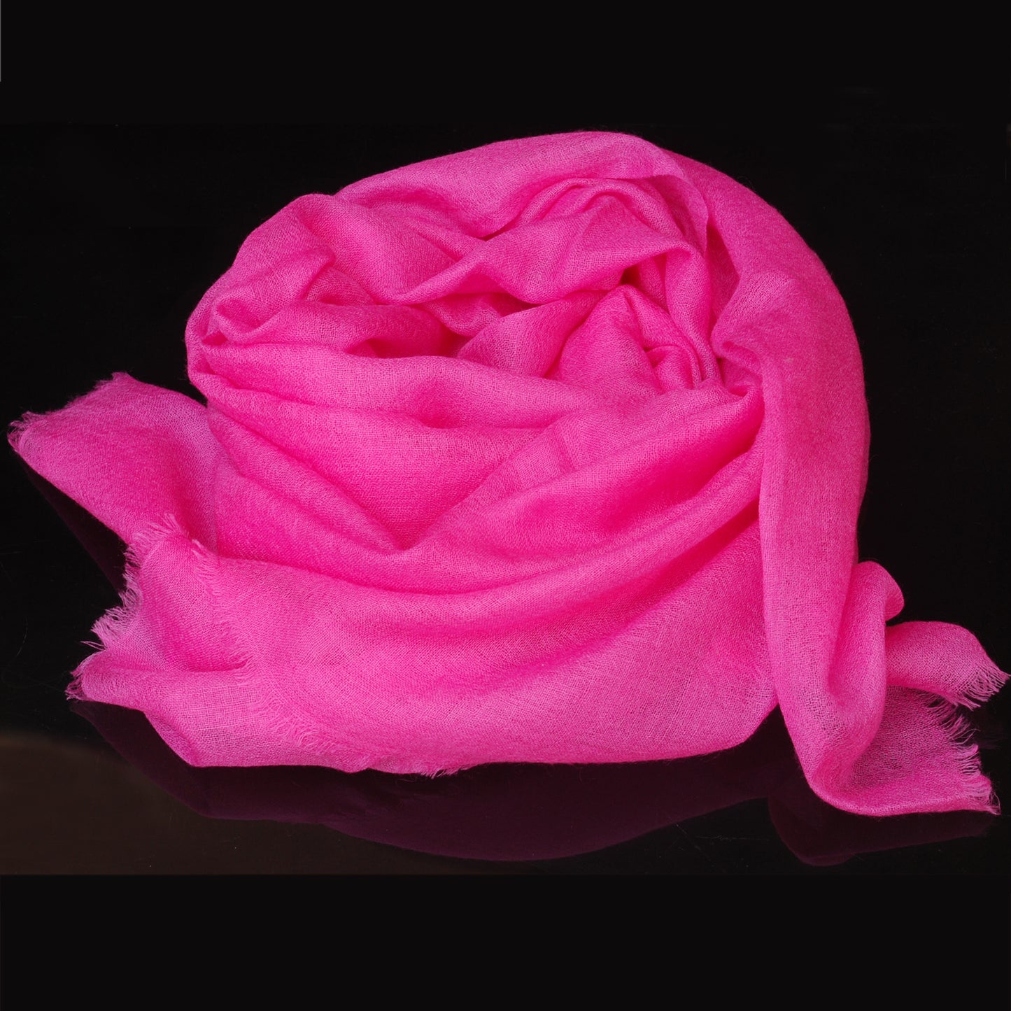 Feather Light Pink Pashmina Shawl
