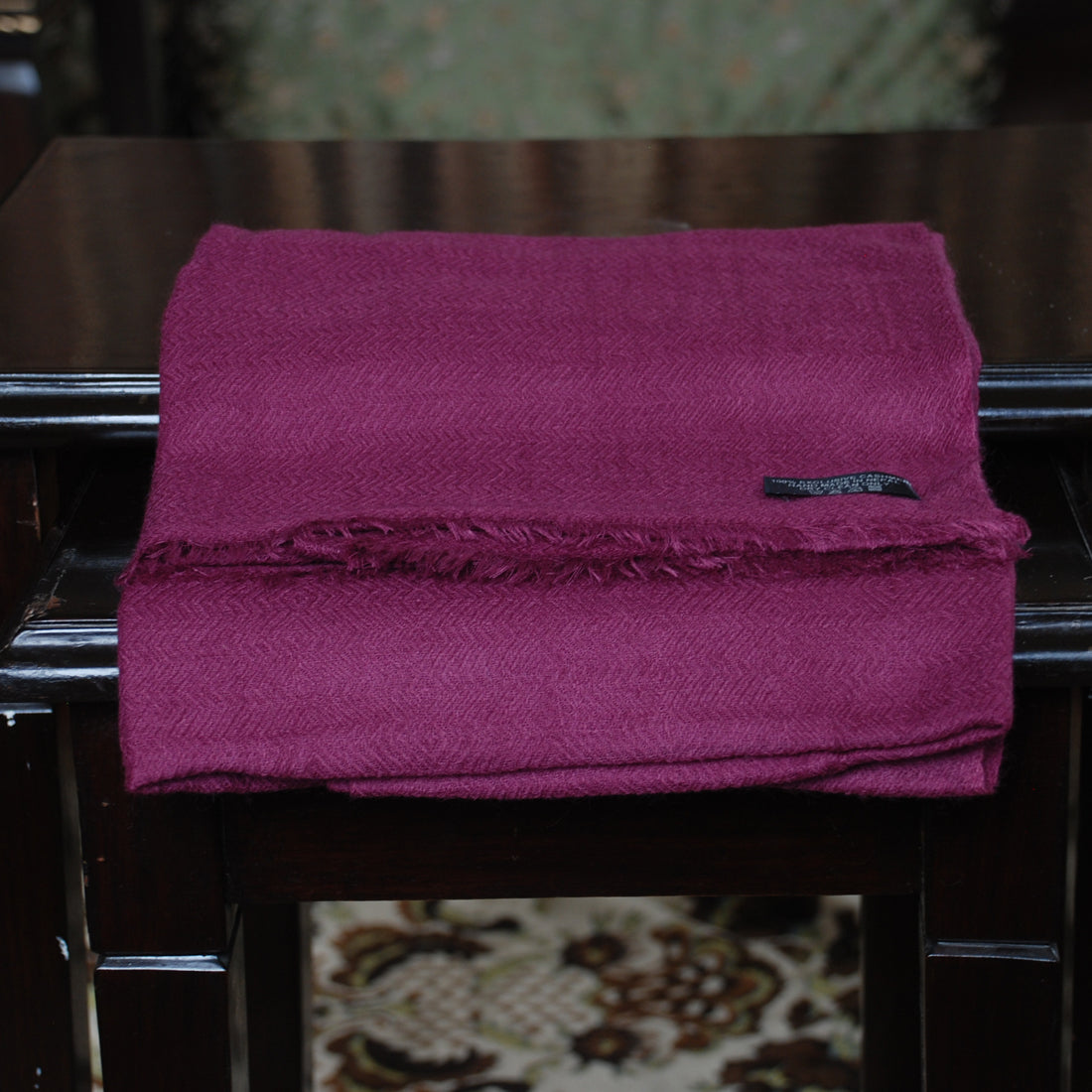 Hot Pink ring cashmere wrap