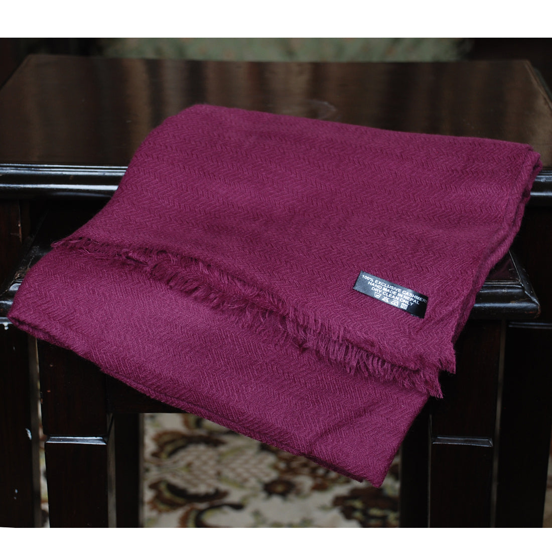 hot pink cashmere wrap