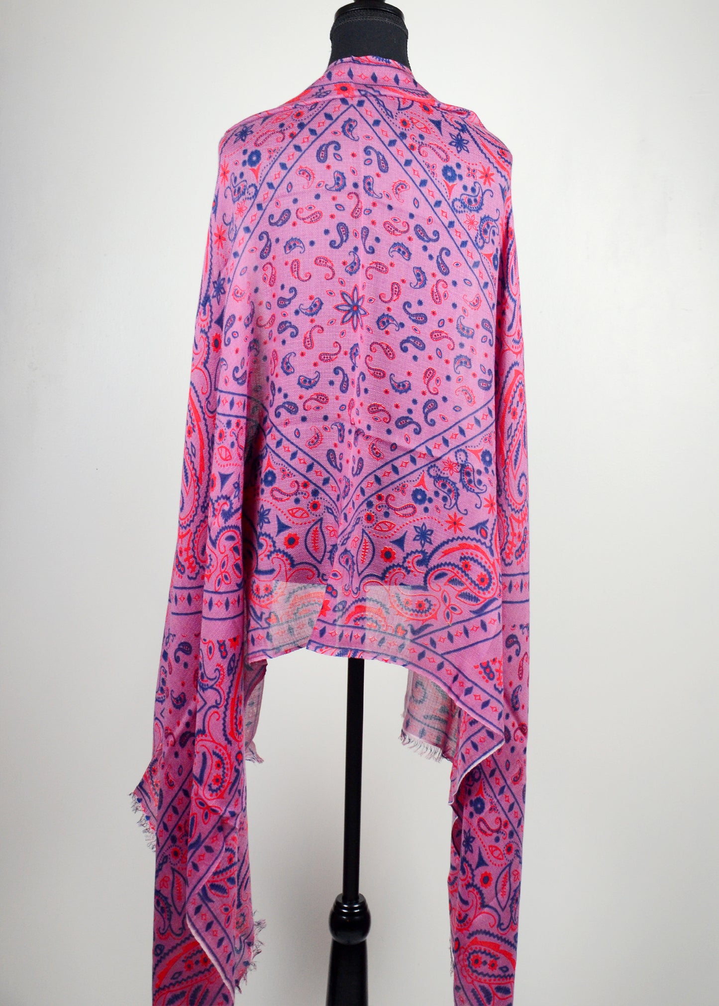 purple cashmere scarf