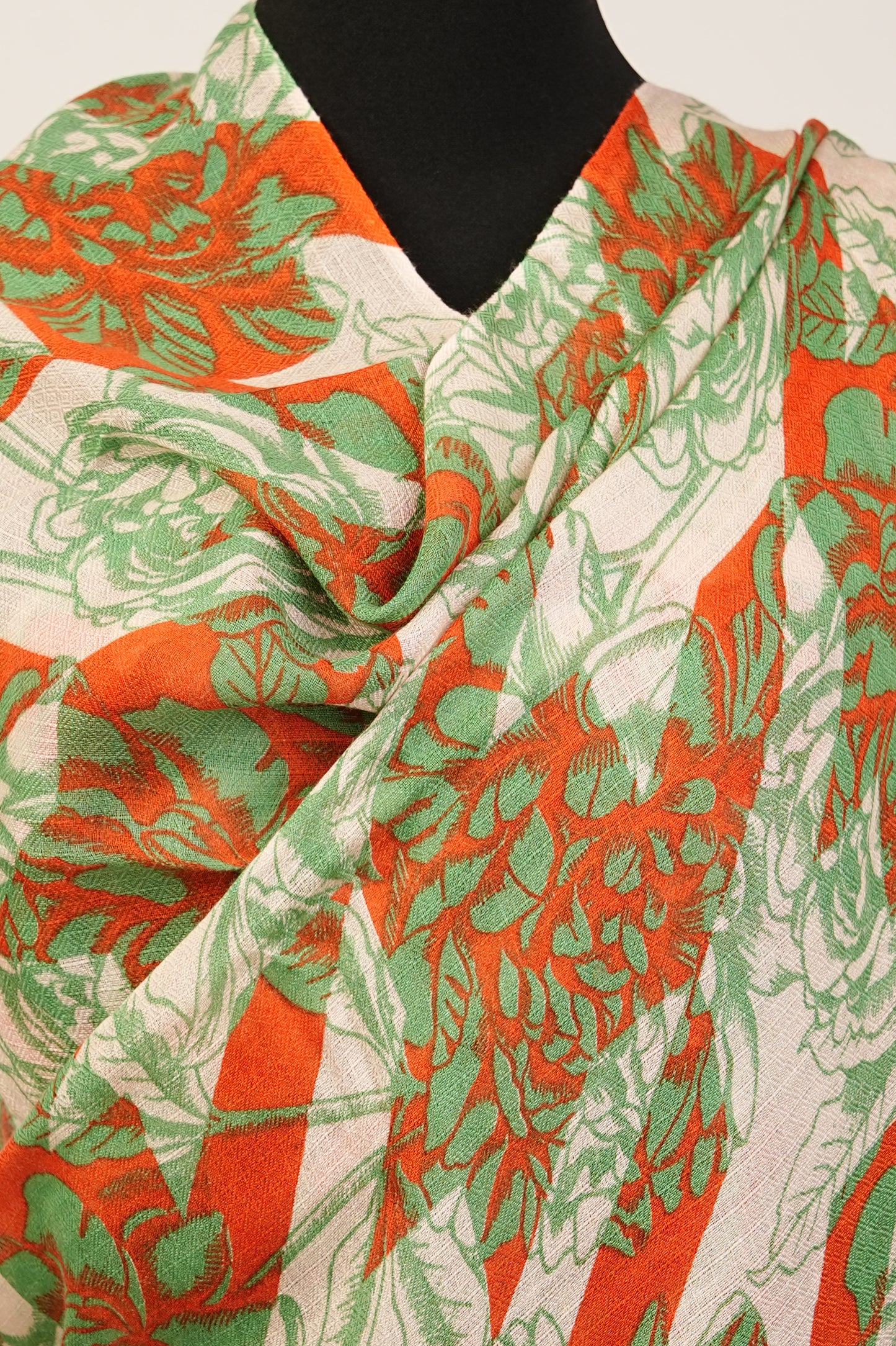 Pashmina Shawl, Stole, Wrap, and Scarf features a floral print, perfect for autumn.