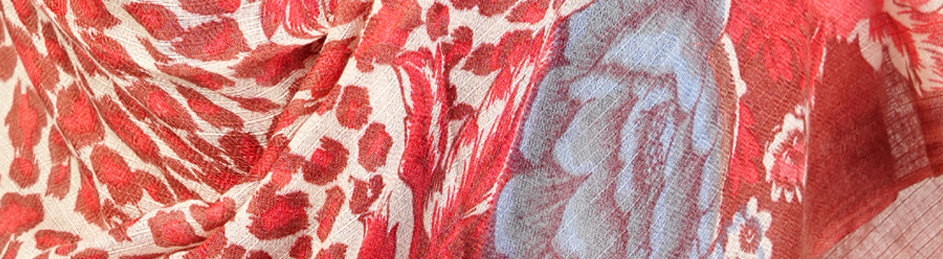 Floral Print Cashmere Shawls