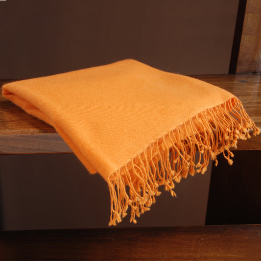 Mustard Yellow pure pashmina shawl