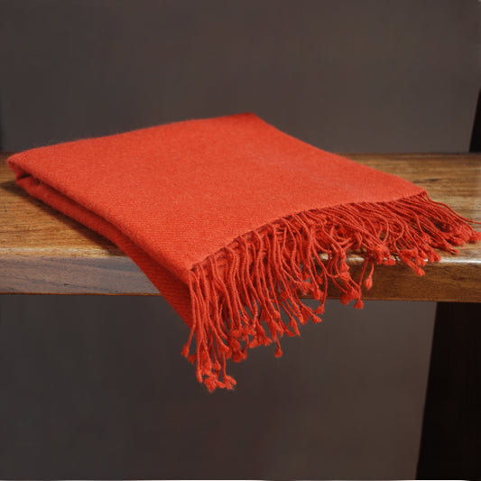 Orange Cashmere Wrap