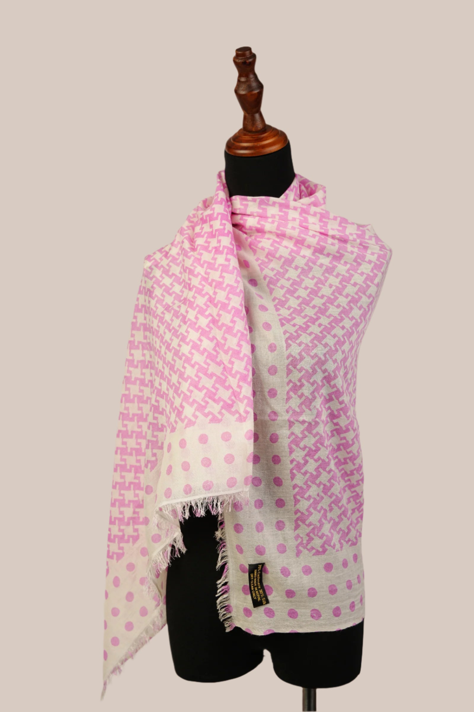 Baby Pink Pashmina Shawl