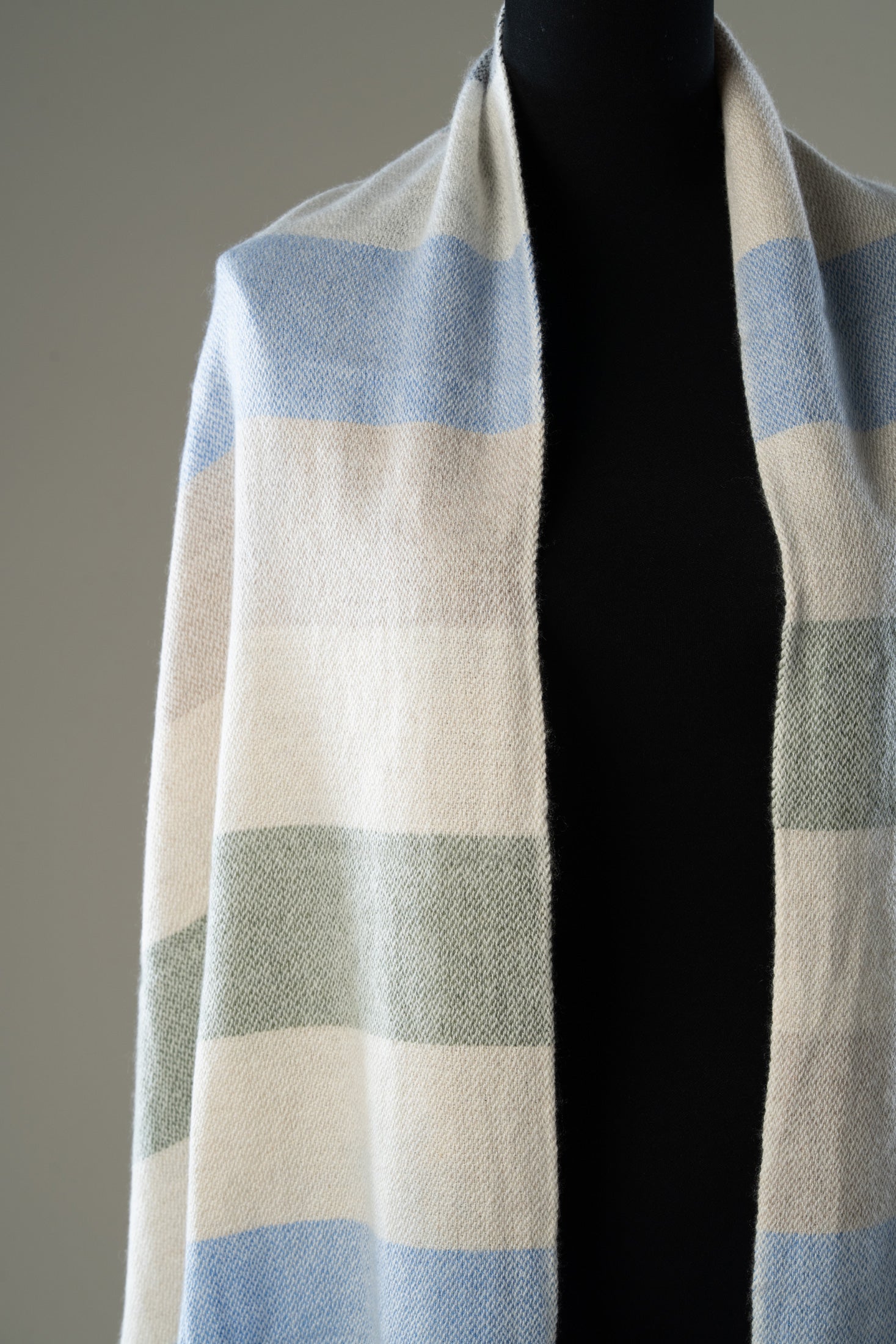 Effortless Elegance | Stripe Pashmina Muffler in Muted Tones