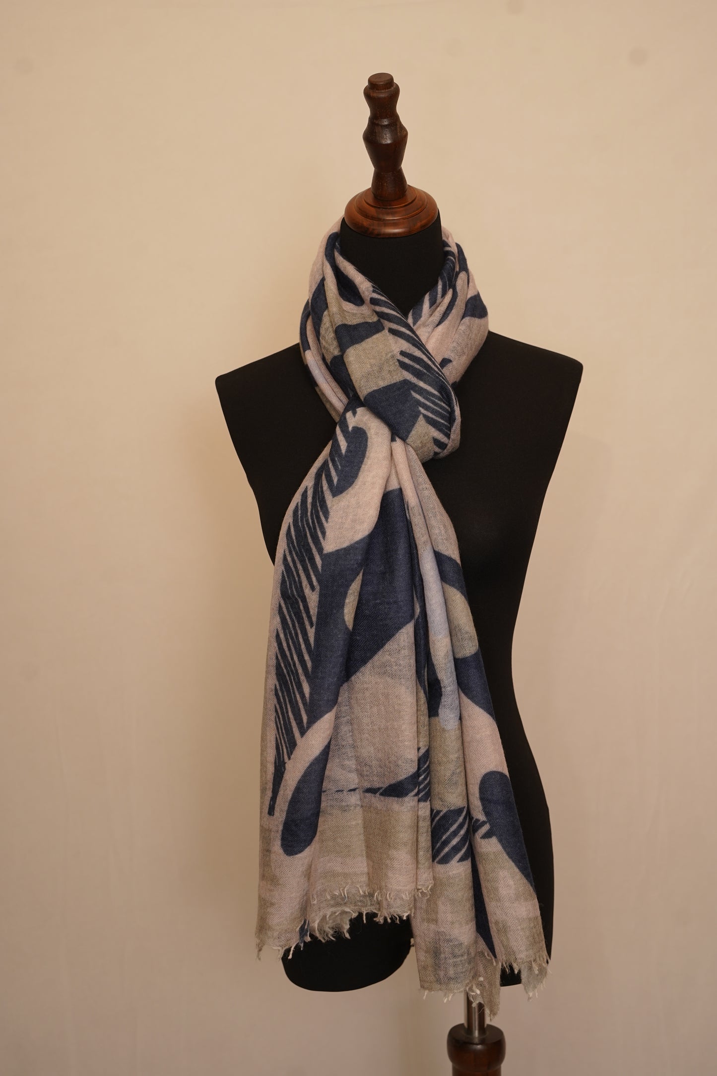 Cashmere shawl in boho art