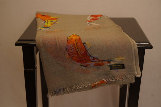 Brown Cashmere Stole