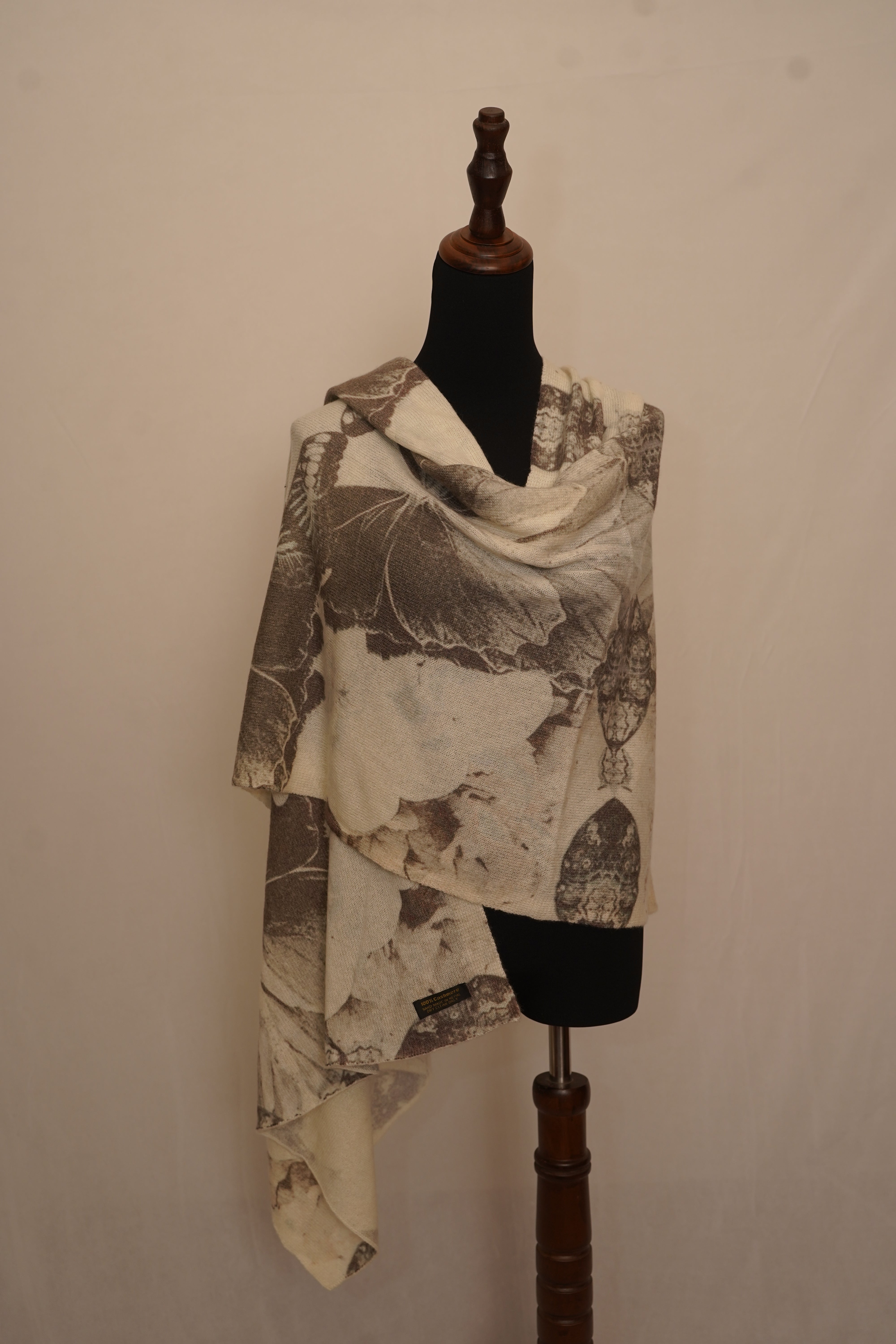 Butterfly print Cashmere