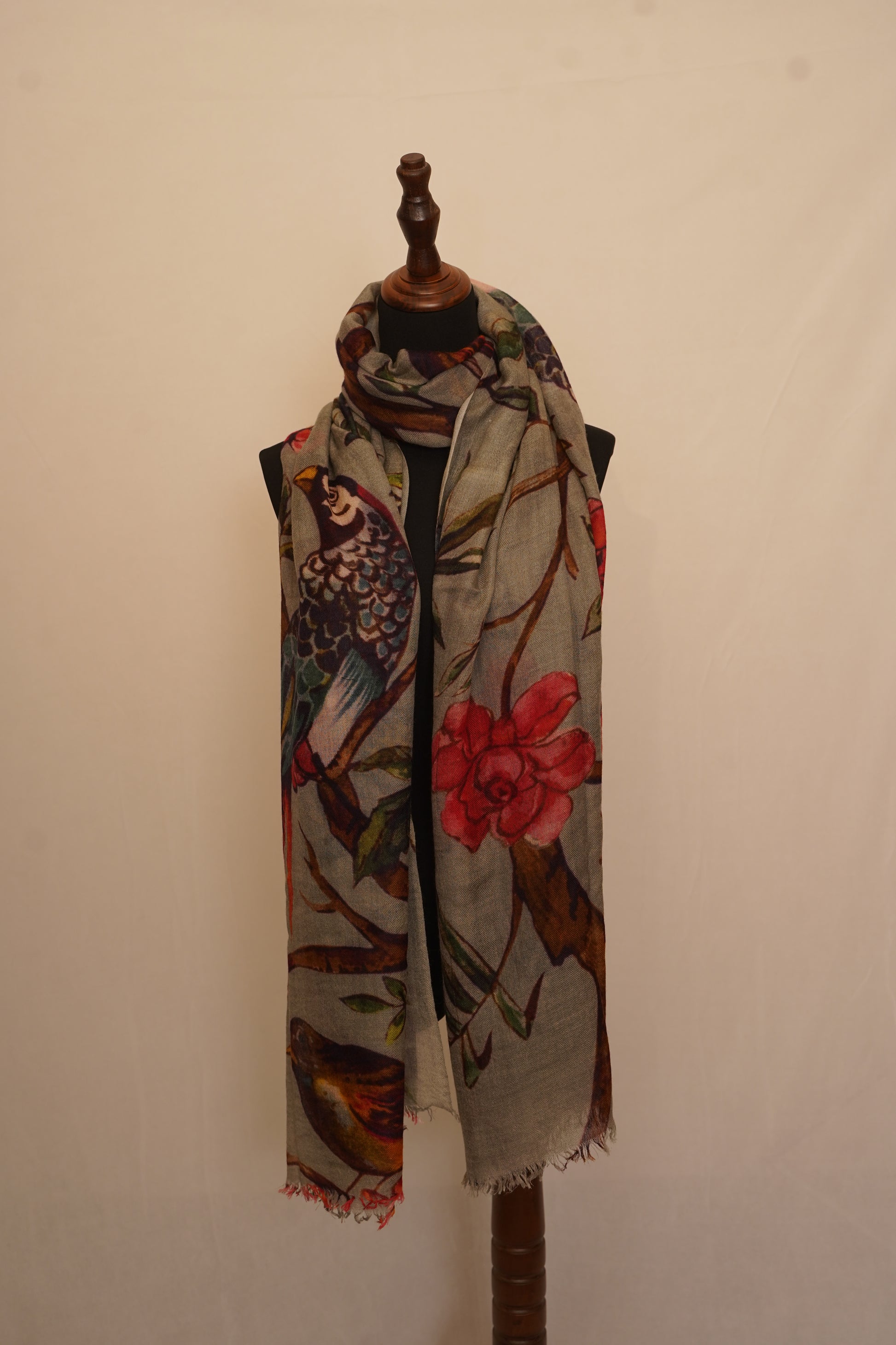 Floral Cashmere stole