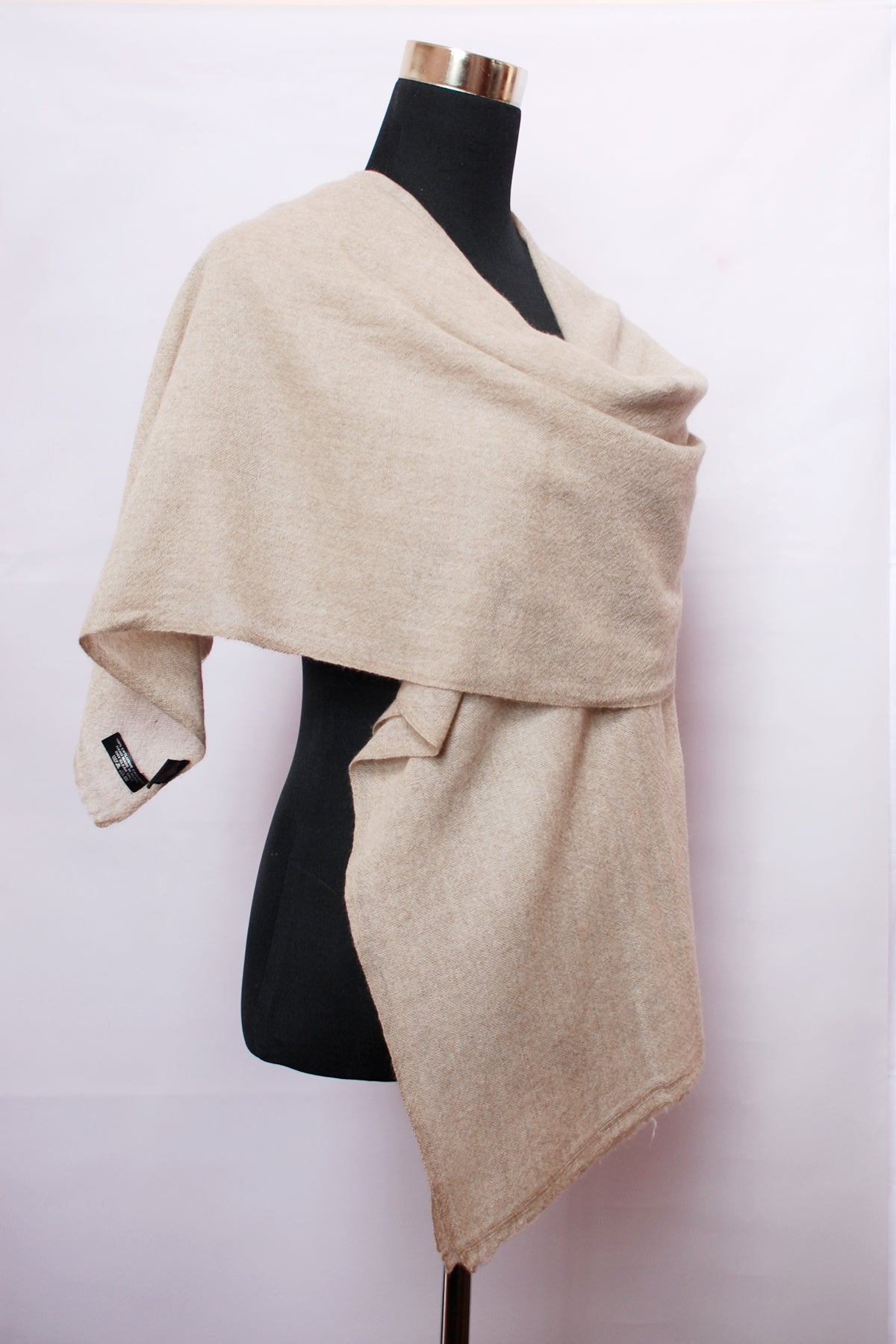 Natural Cream Pashmina wrap