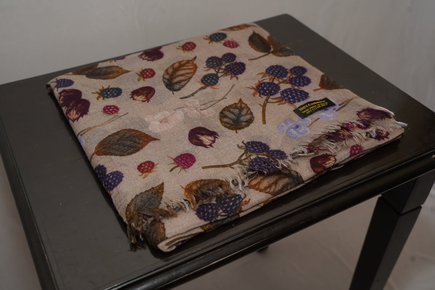 Beautiful printed cashmere shawl 