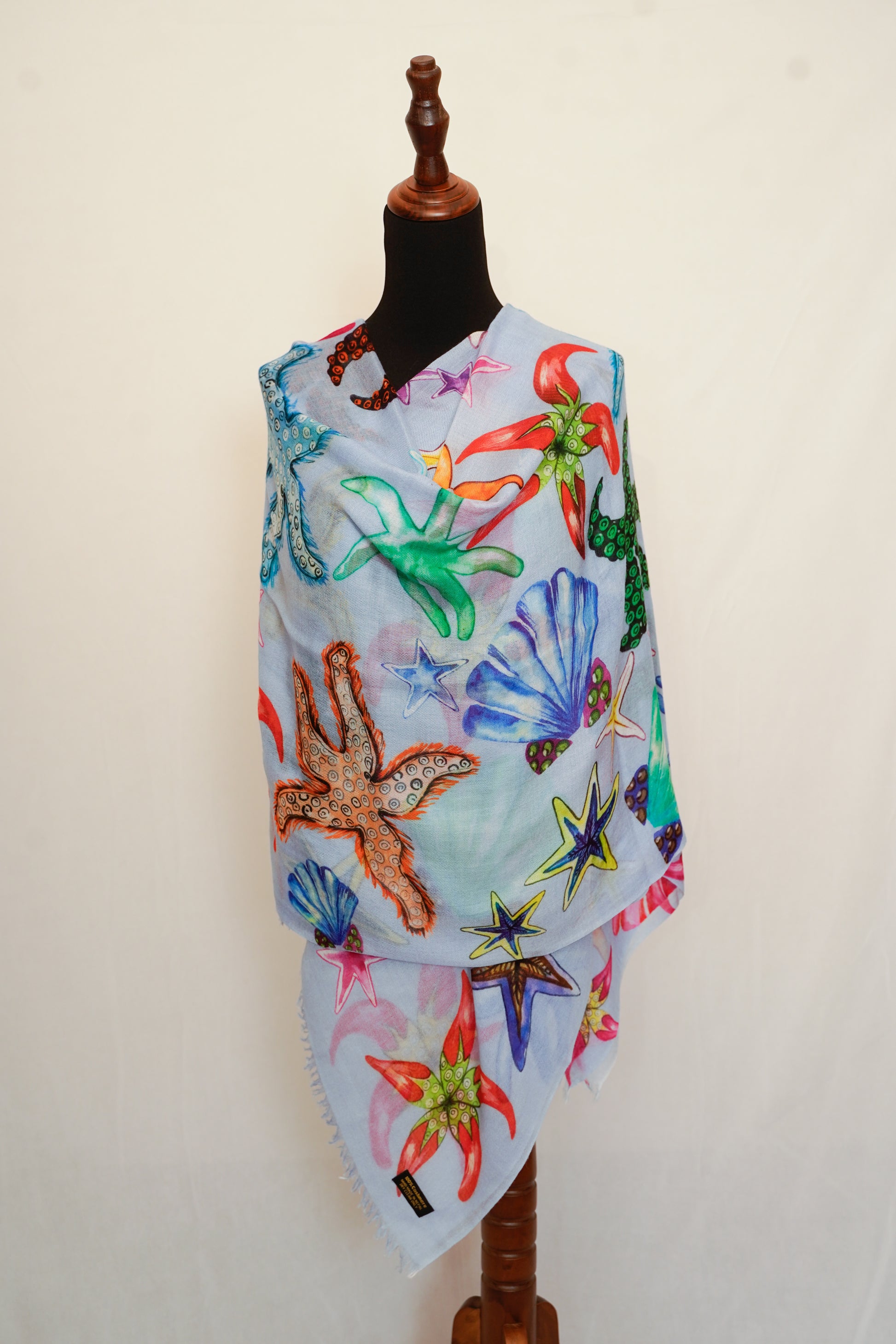 Pure cashmere shawl on sale 