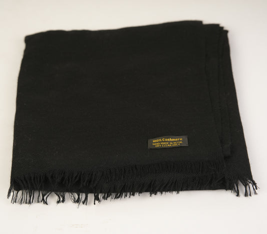 black pashmina stole