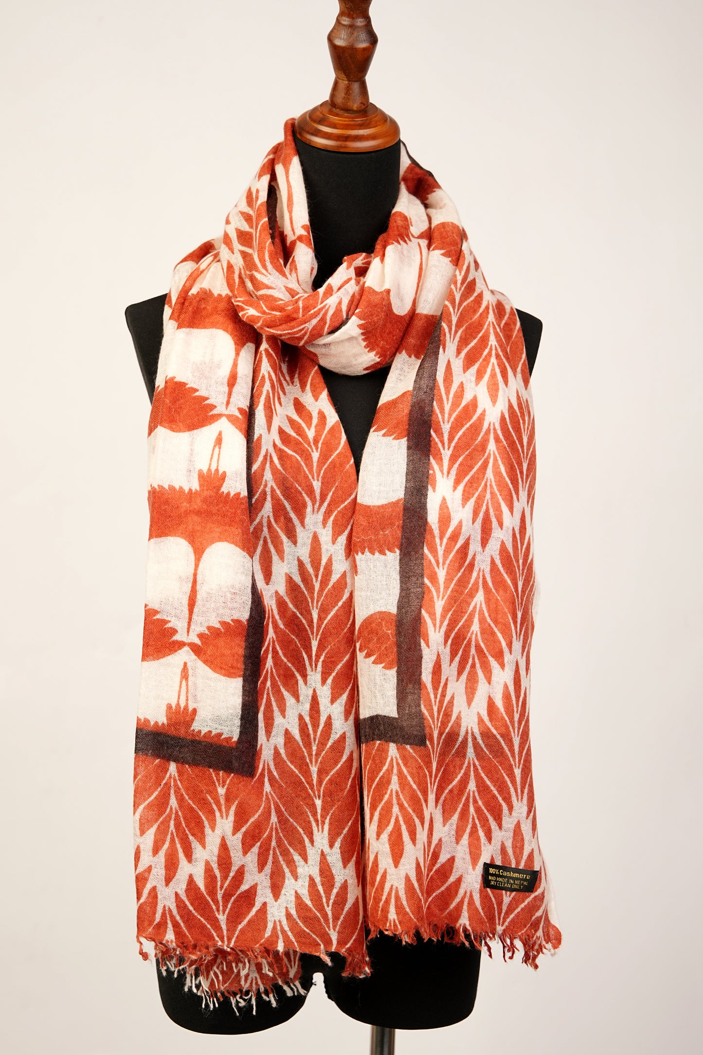 Swan and Leaf's gorgeous Printed Cashmere Wrap