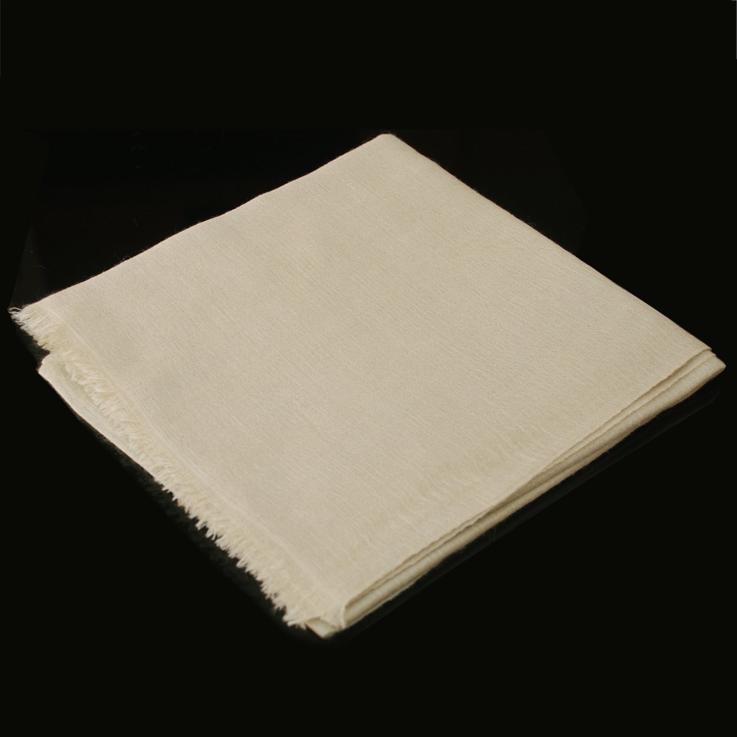 Feather Light cream Pashmina  Shawl
