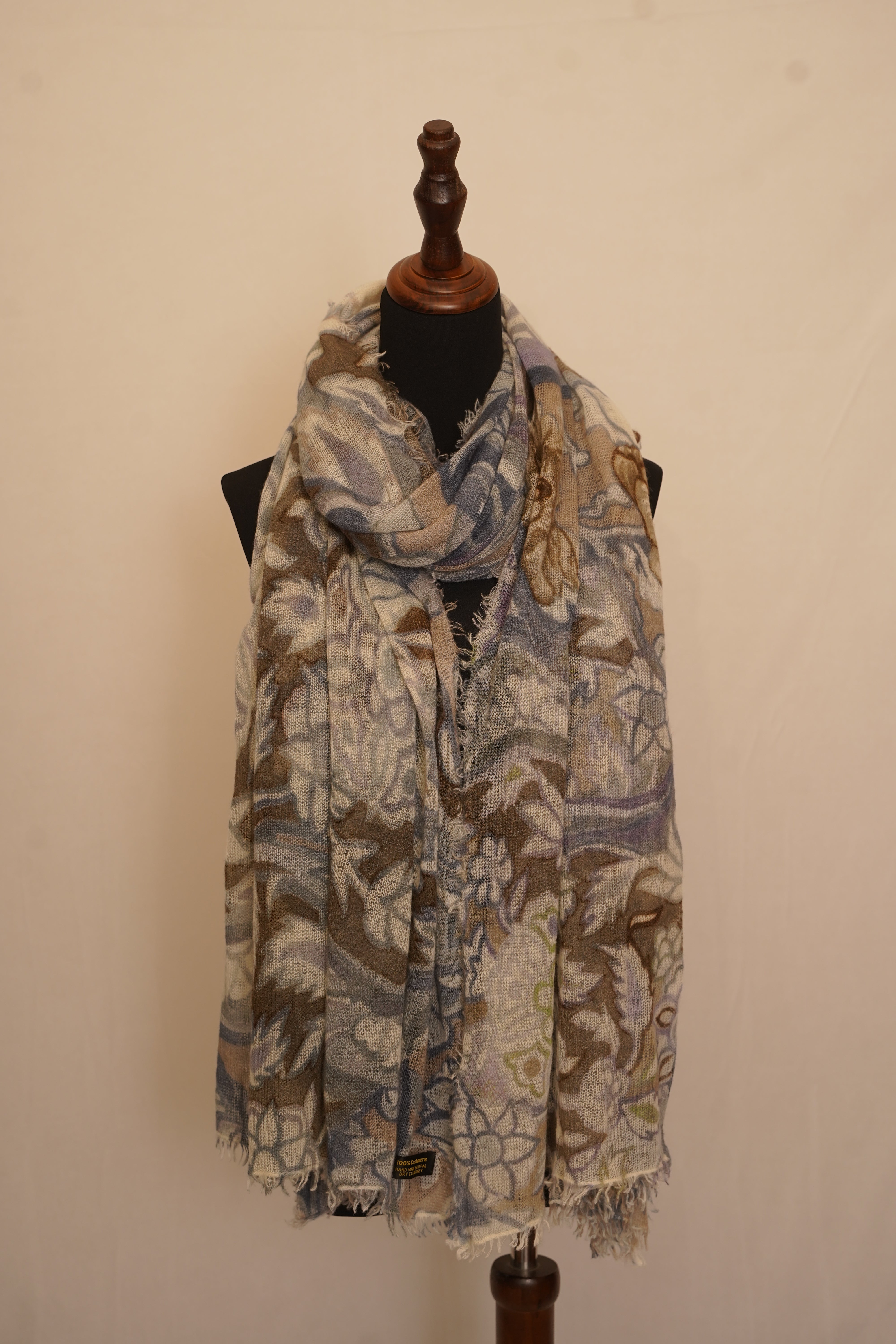 knitted pashmina shawl