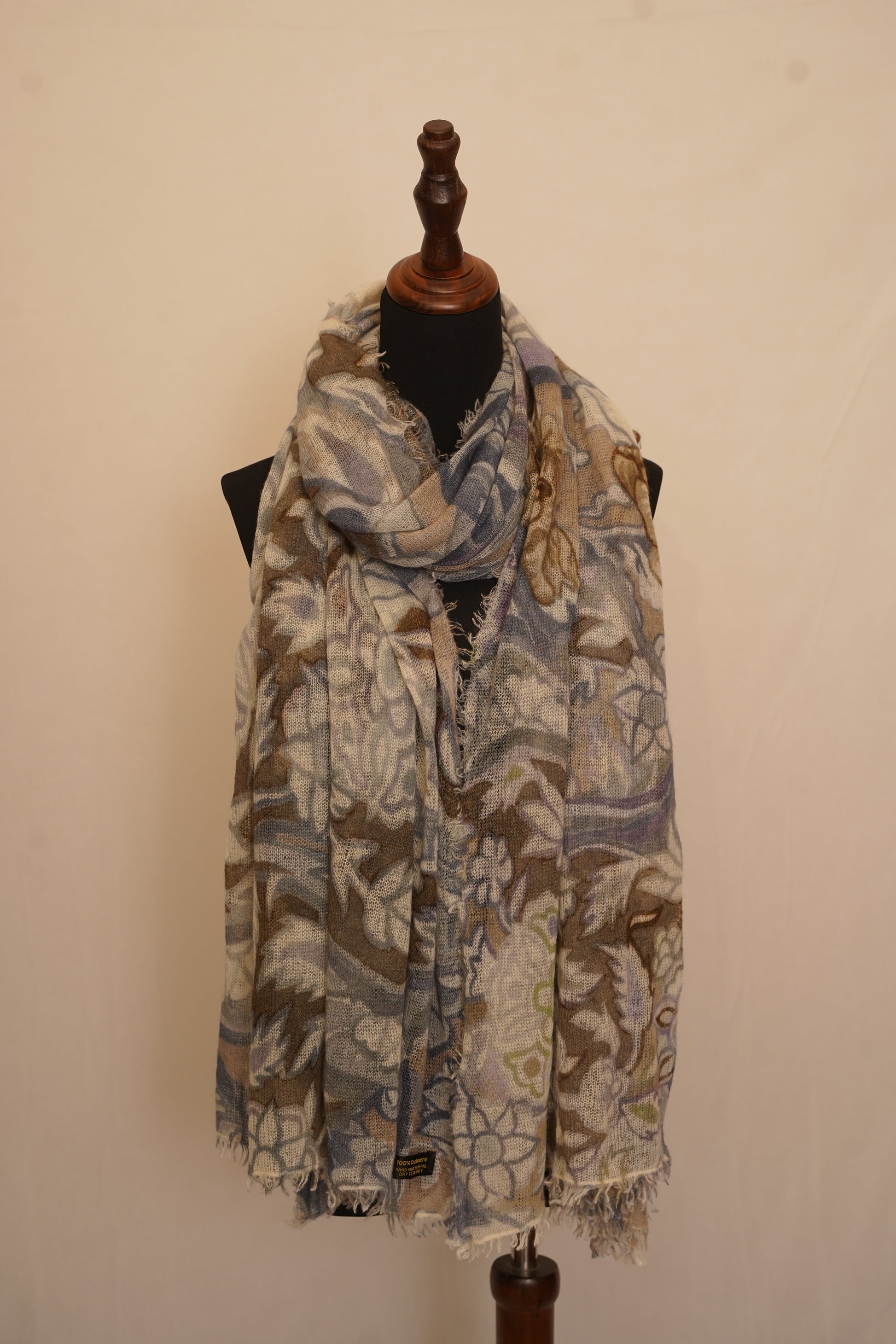 knitted pashmina shawl