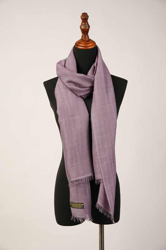 Simple Lavender Pashmina Shawl