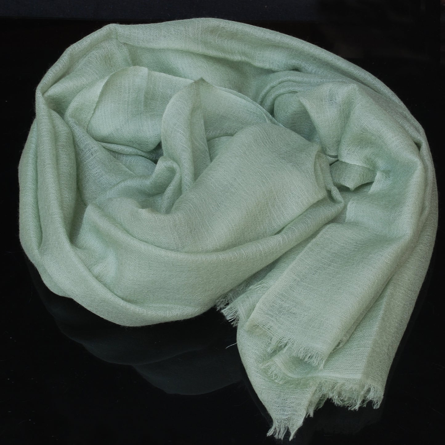 Super Light Green Pashmina cashmere Shawl