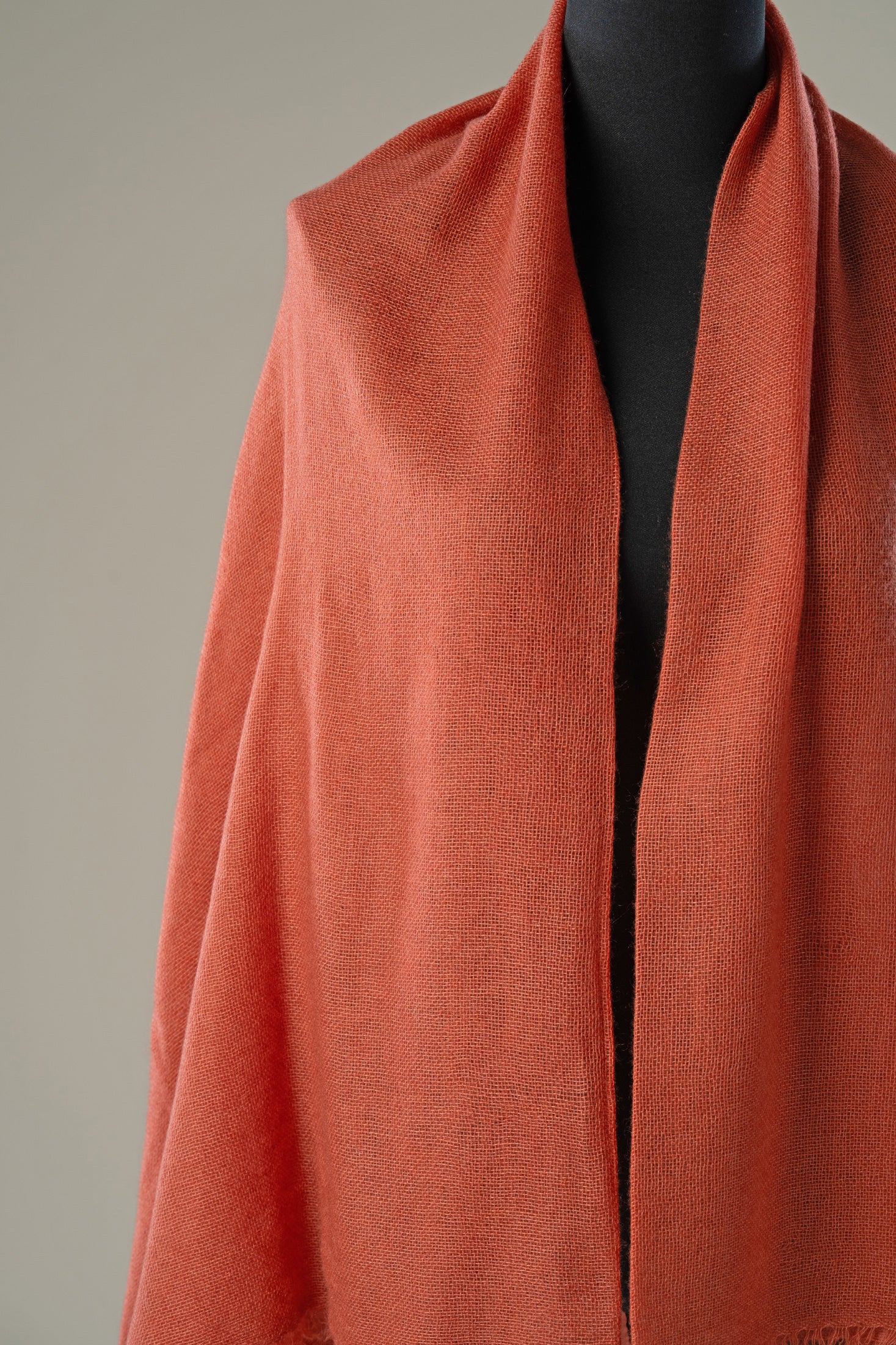 Dusty Rose Pure Pashmina Shawl | Luxury Handwoven Cashmere Wrap