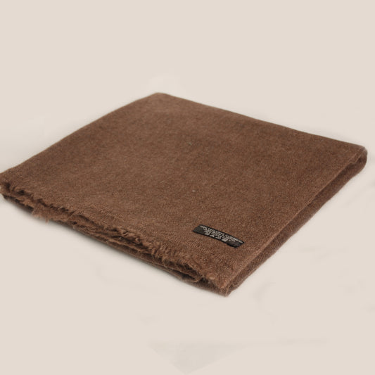 natural brown cashmere wrap