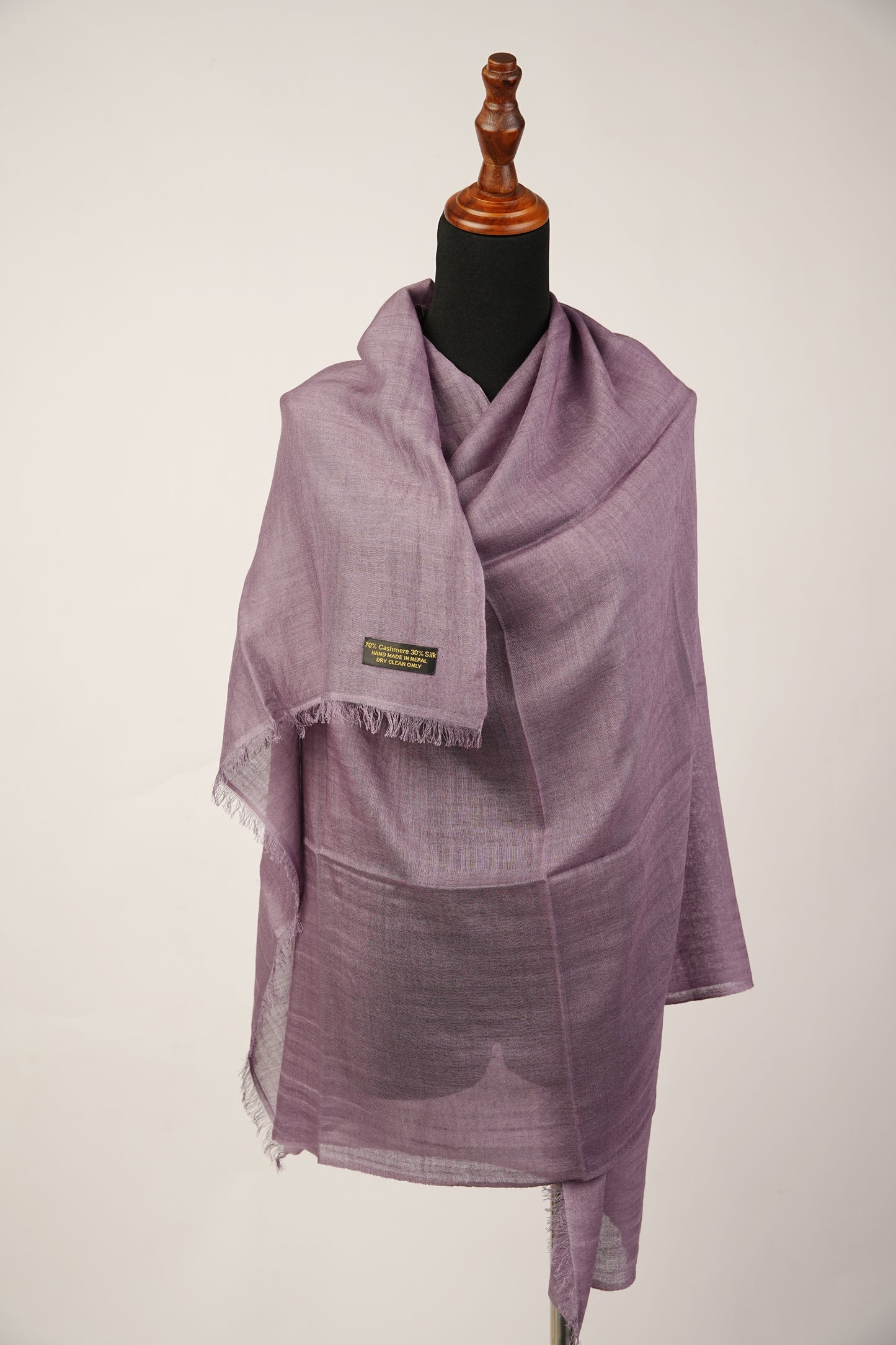 Simple Lavender Pashmina Shawl