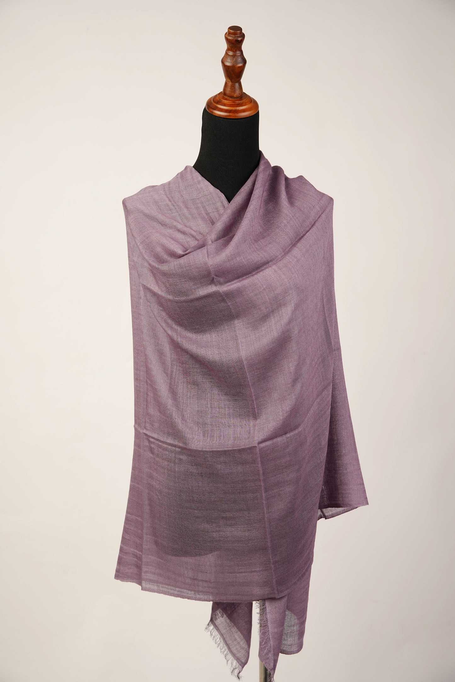 Simple Lavender Pashmina Shawl