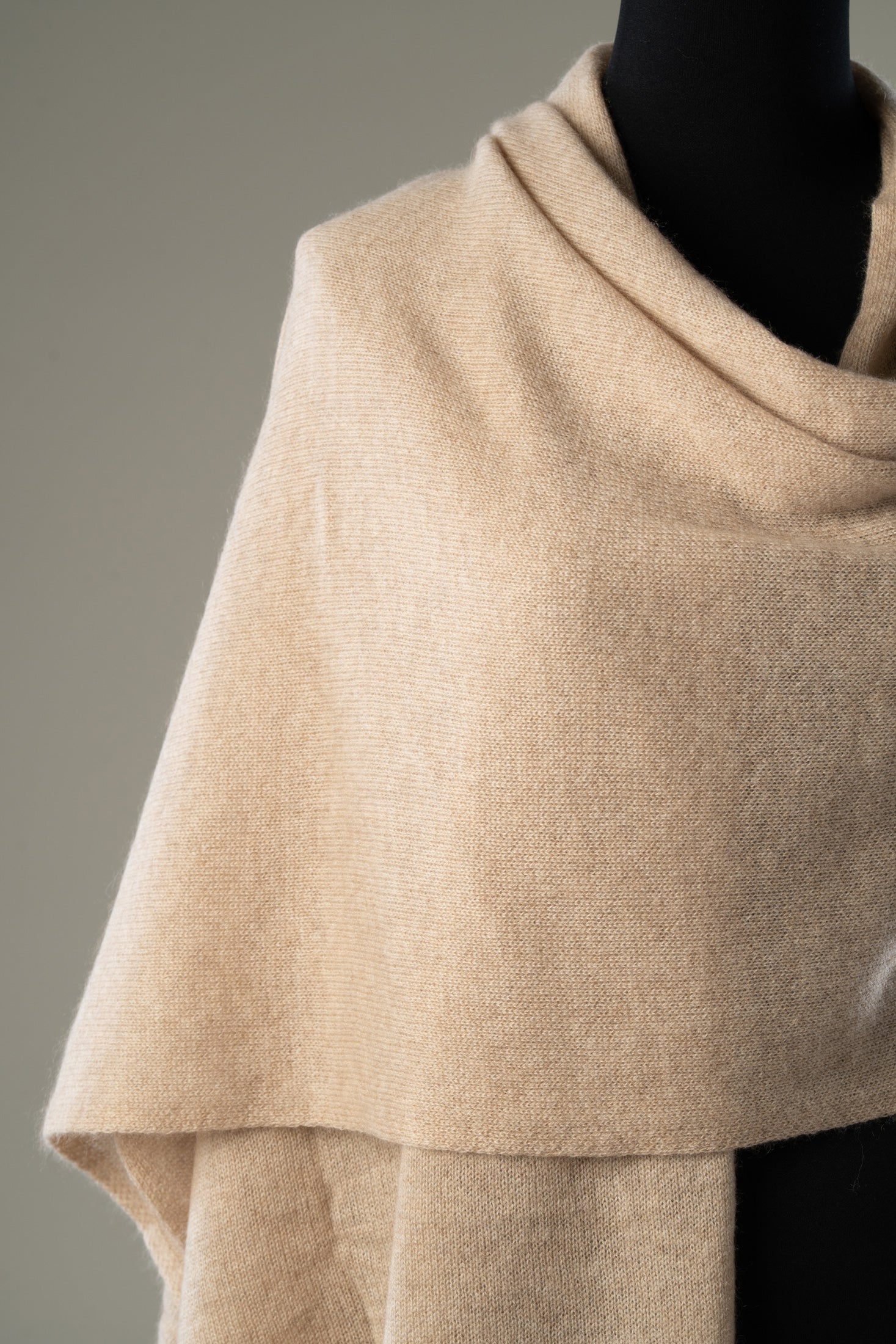 Camel Warm Cozy 100% Pashmina Shawl